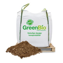 GreenBio jord i bigbag på palle GreenBio naturlig dansk havejord i bigbag på palle