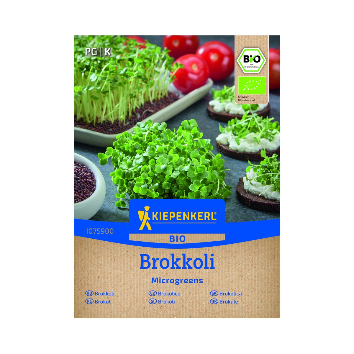Økologiske Mikrogrøntfrø Broccoli - 20 g