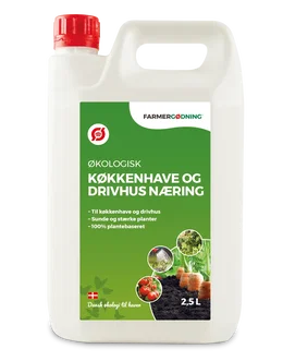 Dunk med økologisk gødning til køkkenhave og drivhus