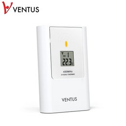 VENTUS trådløs hygro-termometer sensor VENTUS 433MHz hygro-termometer med display