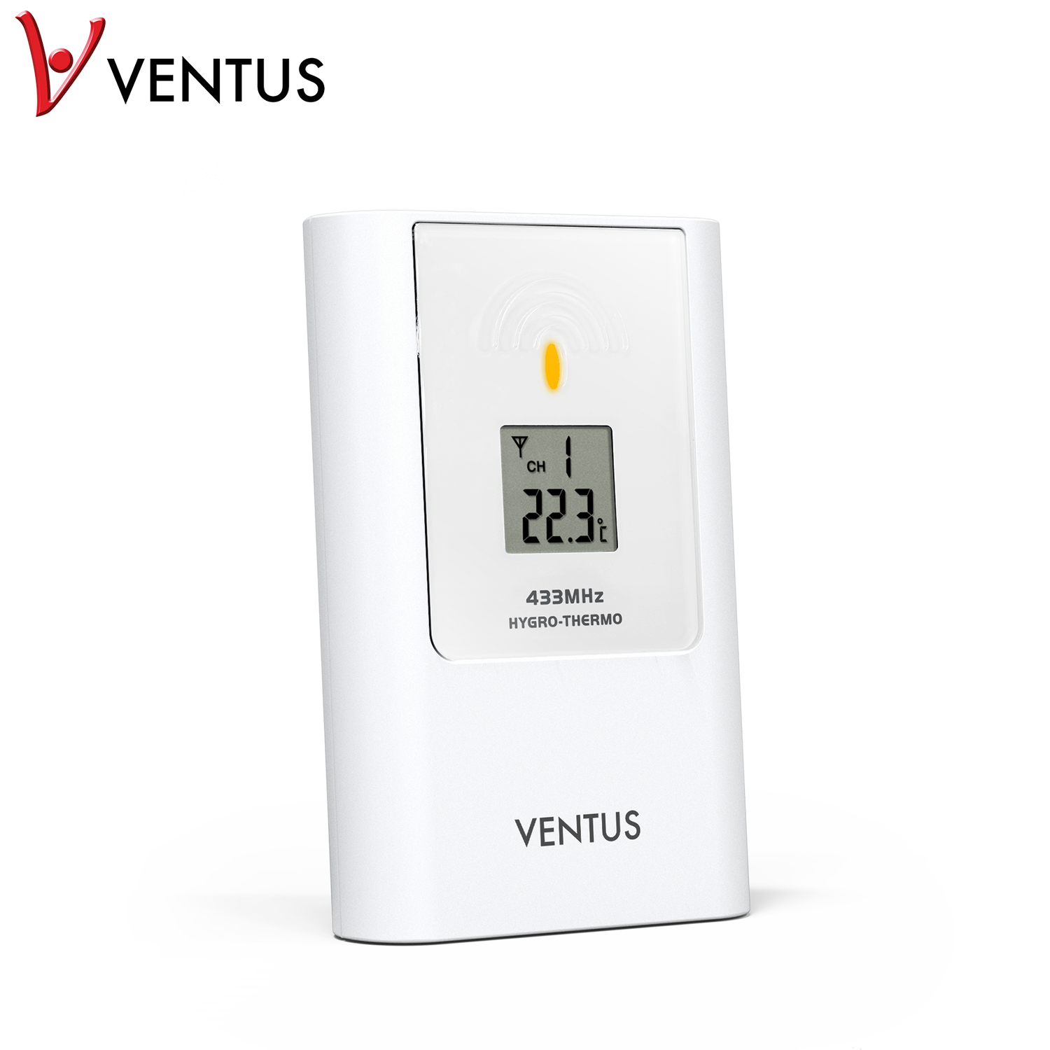 VENTUS 433MHz hygro-termometer med display