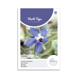 Horti Tops boragofrø til køkkenhaven Frøpose med blå boragoblomst fra Horti Tops