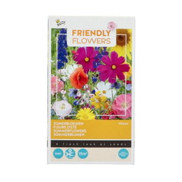 Sommerblanding blomsterfrø 15 m² Pose med farverige sommerblomster frøblanding