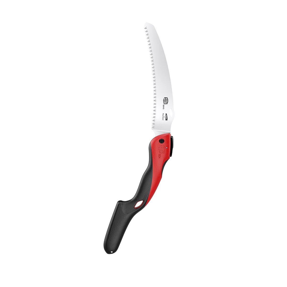 Foldbar beskæresav med buet klinge og greb