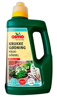 Osmo flydende krukkegødning til blomster Osmo flydende gødning til krukker og altanplanter