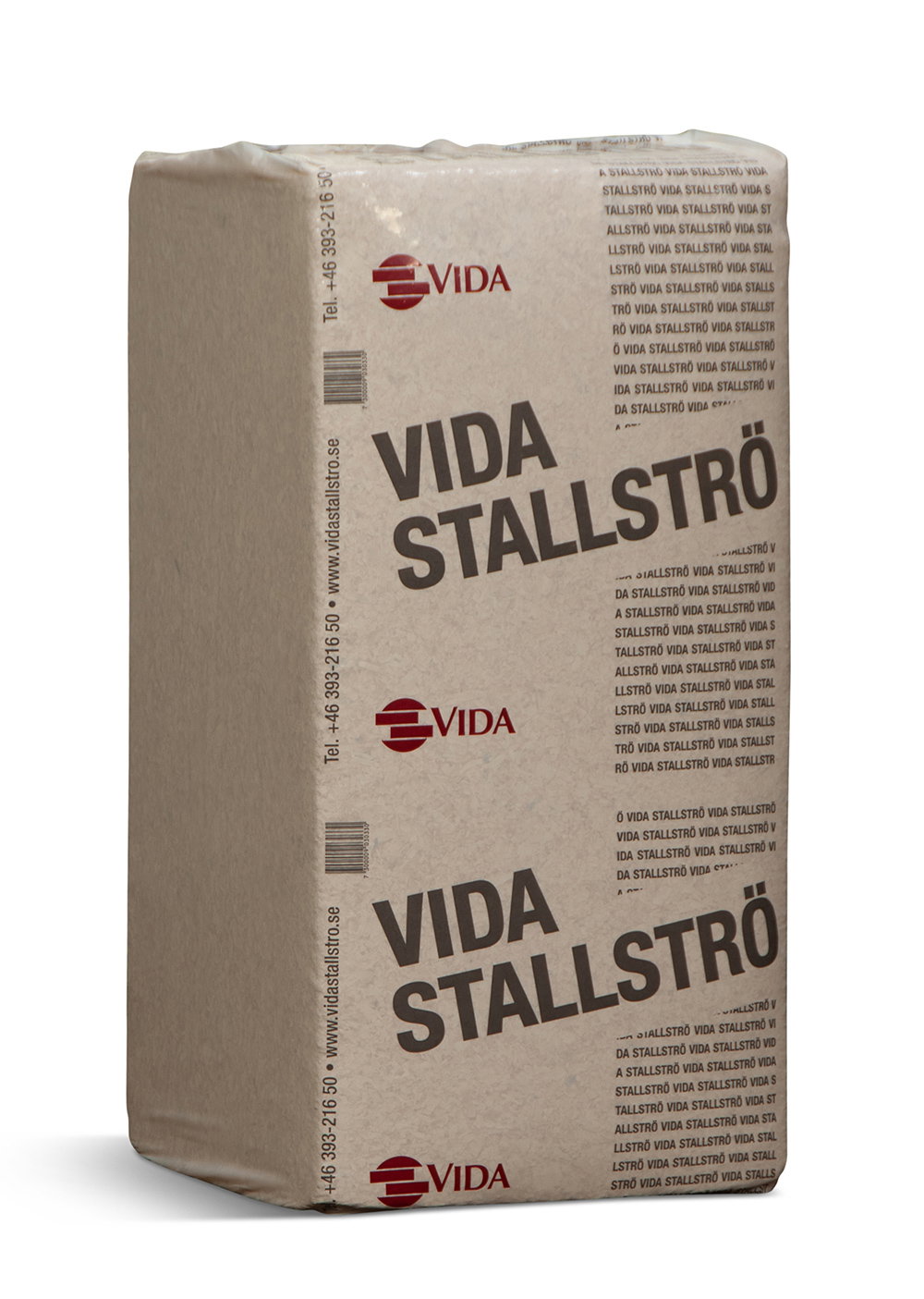 Pallepakket VIDA staldstrø i presset pose