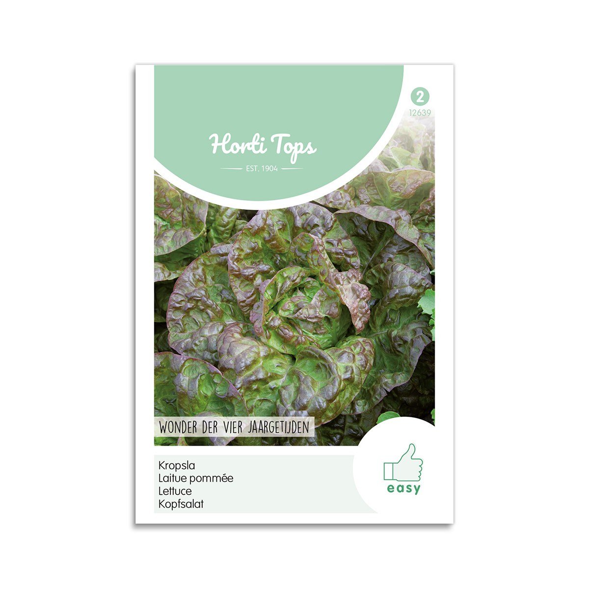 Horti Tops hovedsalat frø Wonder der Vier Frøpose med Horti Tops hovedsalat Wonder der Vier