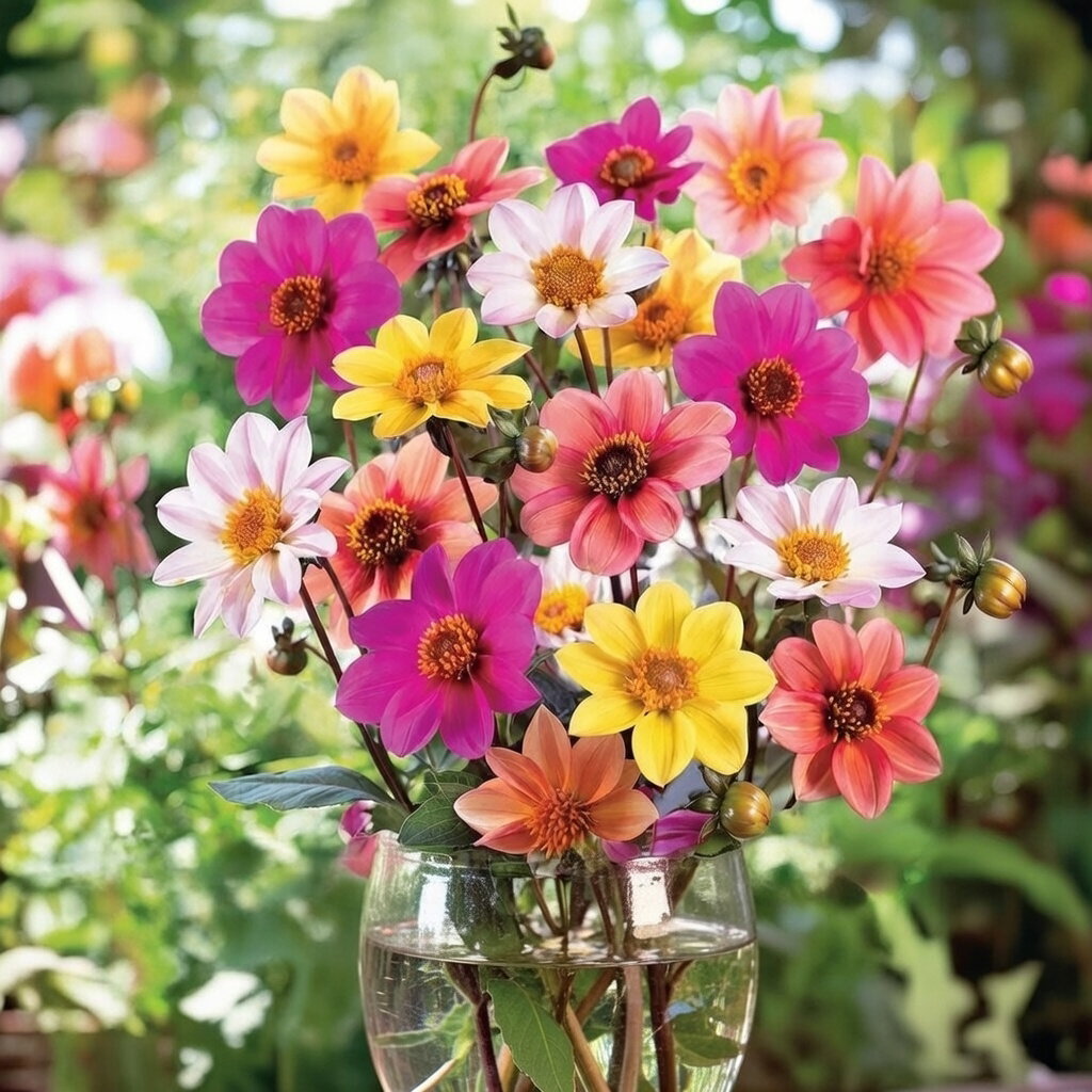 Dahlia “Olivia Mix” – 3 knolde