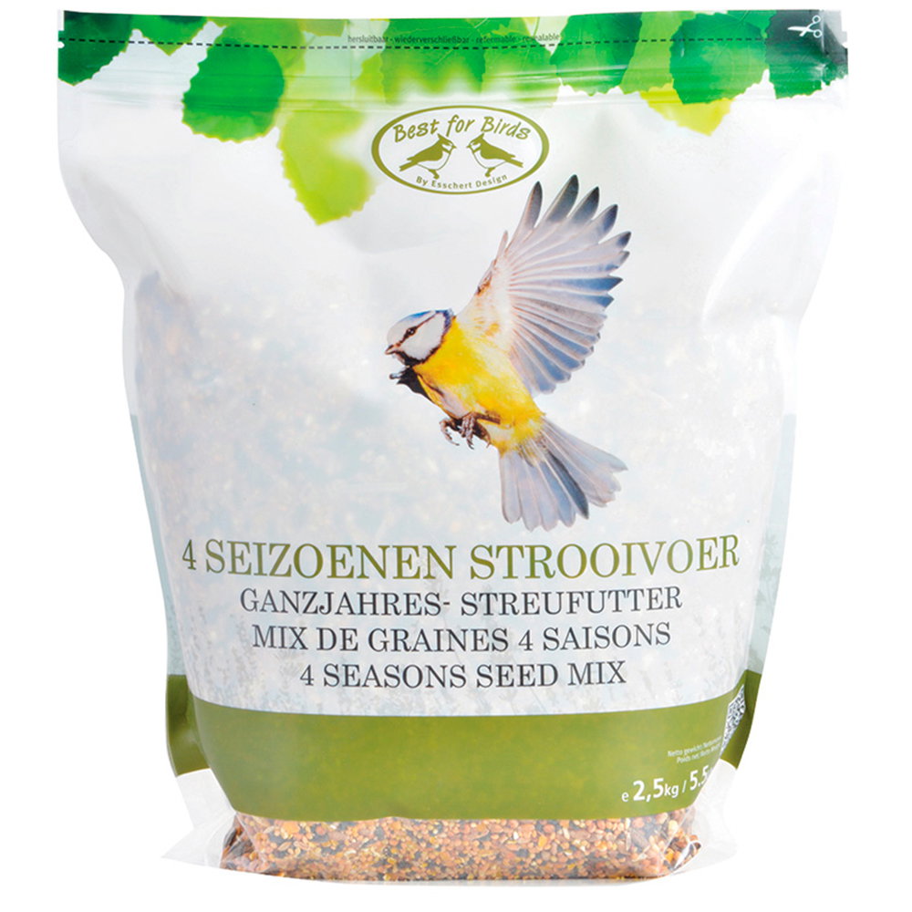 Best for Birds 4-sæsons fuglefrø 2,5 kg Best for Birds 4-sæsons fuglefrø til vilde fugle