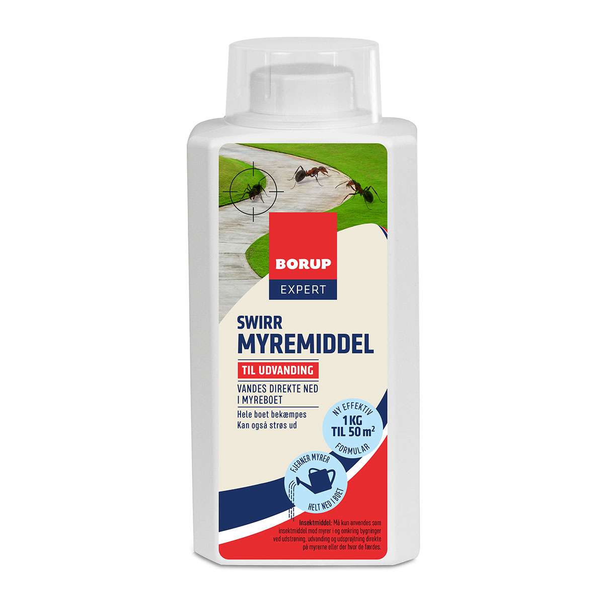 Borup Swirr myremiddel mod myrer til udvanding 1 kg