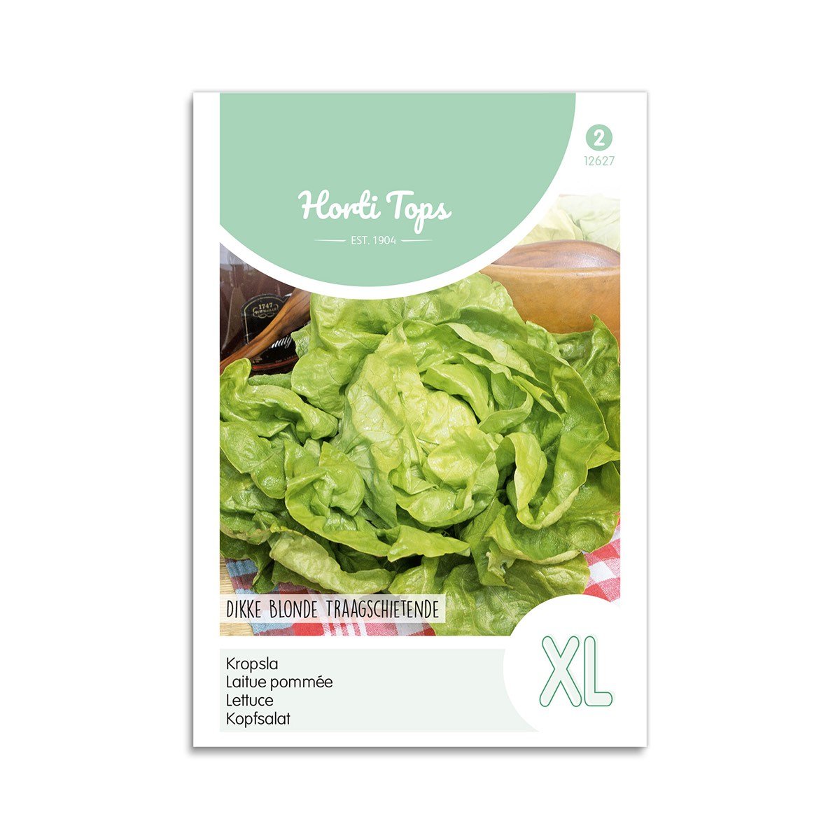 Horti Tops hovedsalat frø XL Frø til grøn hovedsalat Horti Tops XL