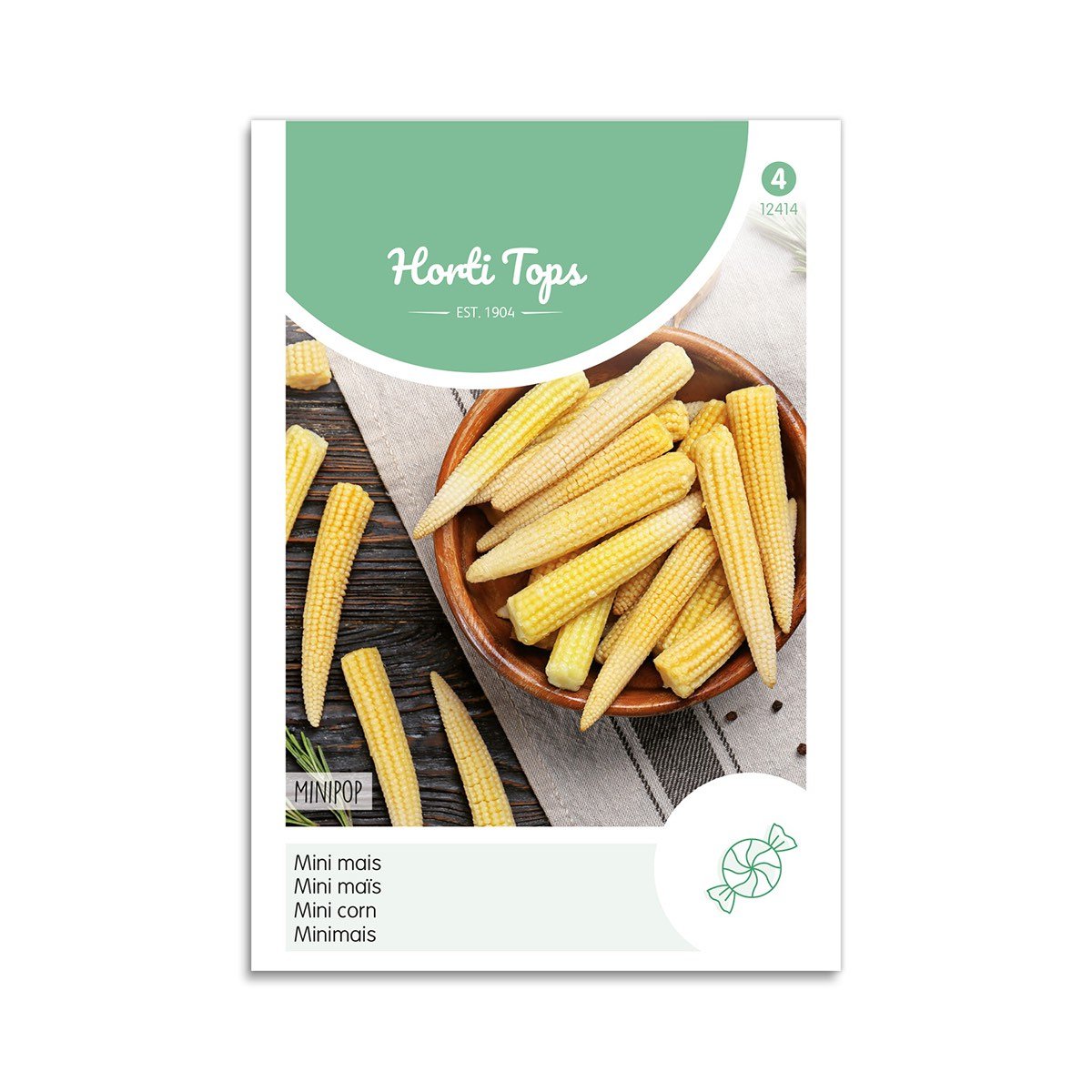 Horti Tops minimajs frø Pose med Horti Tops minimajs frø
