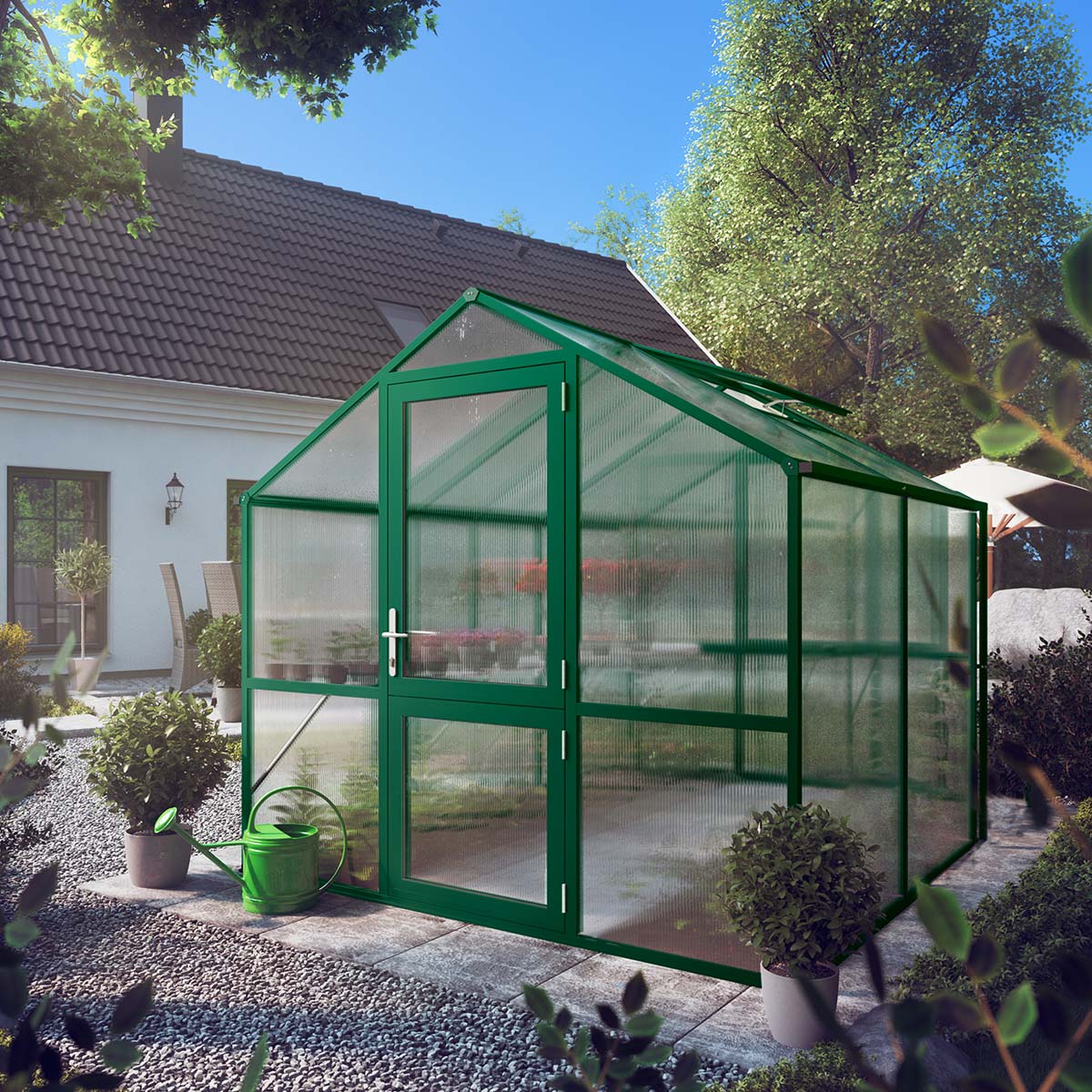 Drivhus - Model Rose II, Mosgrøn - 5 m2
