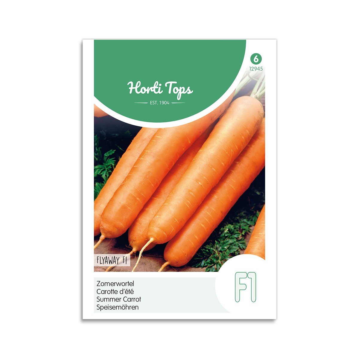 Horti Tops gulerodsfrø Flyaway F1 Pose med Horti Tops Flyaway F1 gulerodsfrø