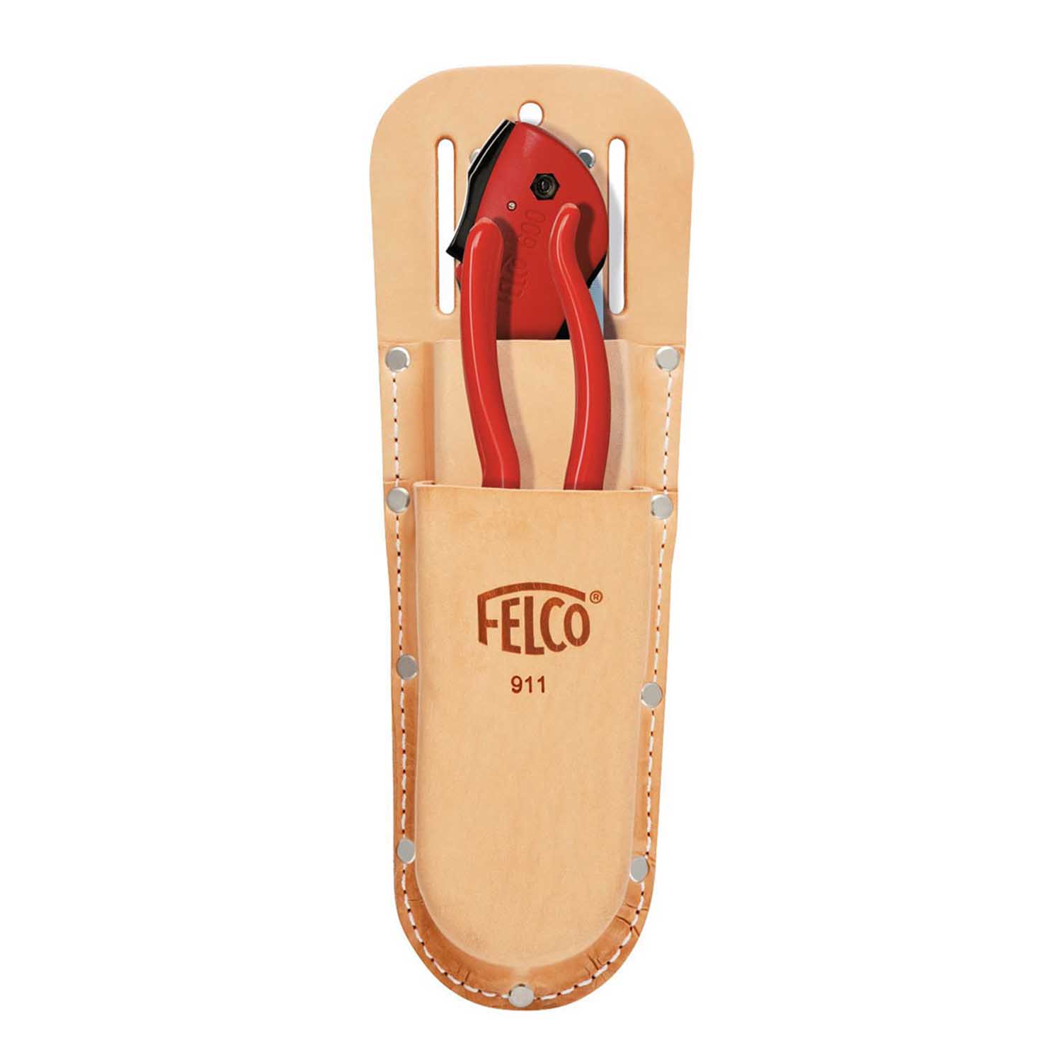 FELCO 911 læderhylster med rød beskæresaks