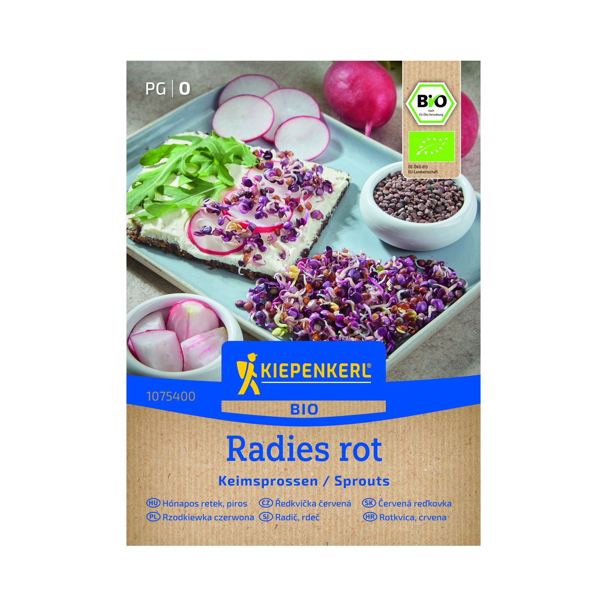 Økologiske Spirefrø Radise Rød - 30 g