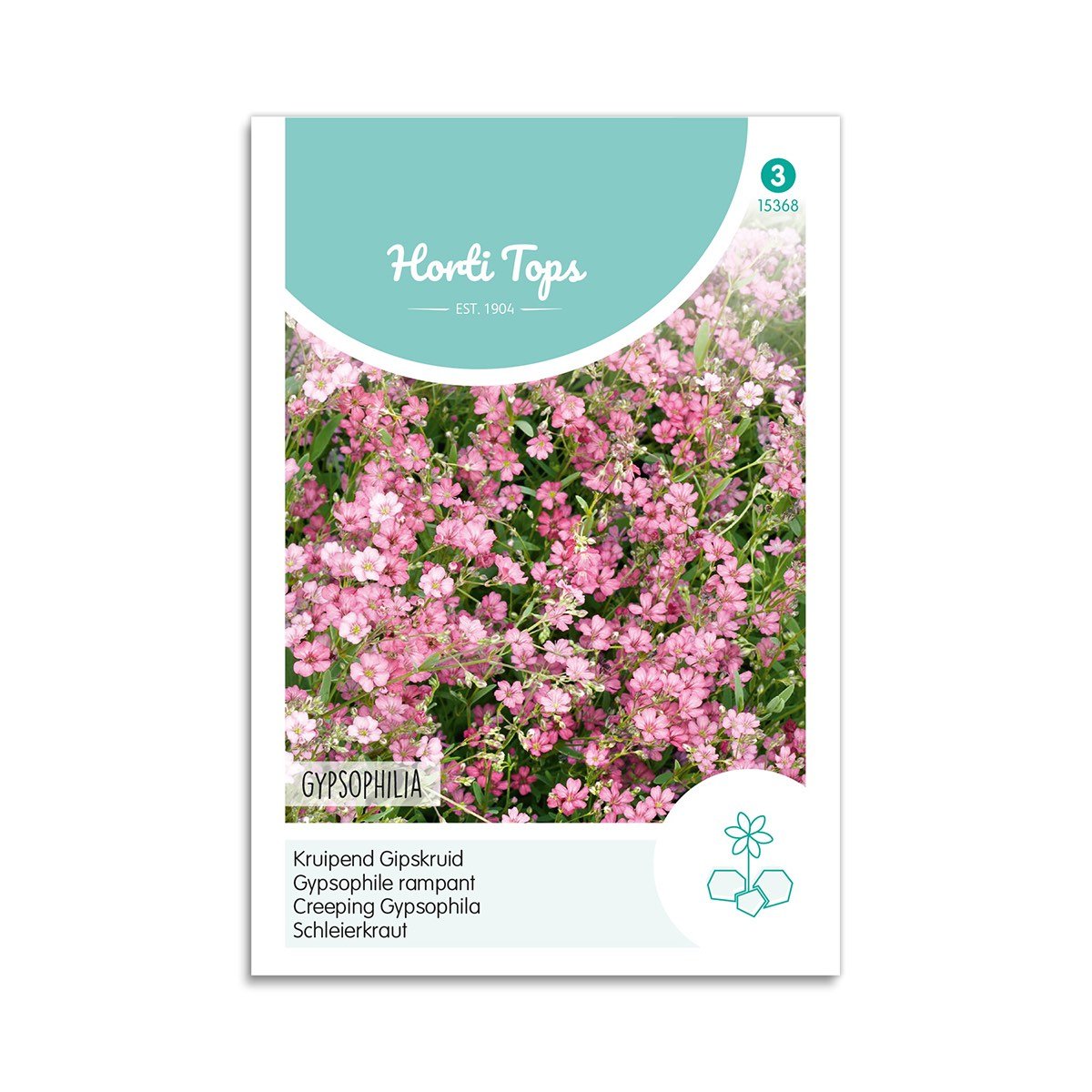 Stenhøjsbrudeslør frø "Gypsophila Pink"