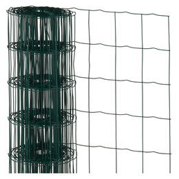 Galvaniseret trådhegn med grøn PVC-belægning 100x75 mm - 60 cm x 10 m | Nature Galvaniseret Metalex® trådhegn med grøn PVC-belægning og rektangulære masker 100 x 75 mm, højde 60 cm og længde 10 m; robust, vejrbestandigt hegn til afgrænsning og sikring (Nature)