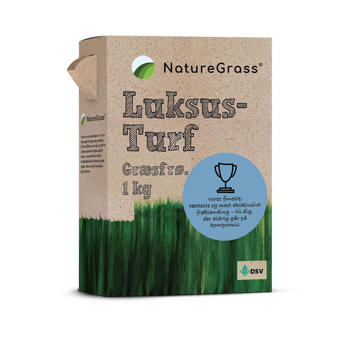 Pakke NatureGrass Luksus-Turf græsfrø 1 kg