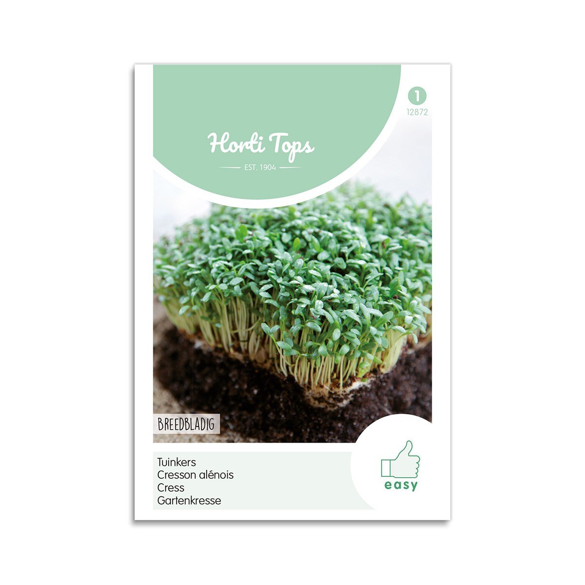 Frøpose med bredbladet karse fra Horti Tops