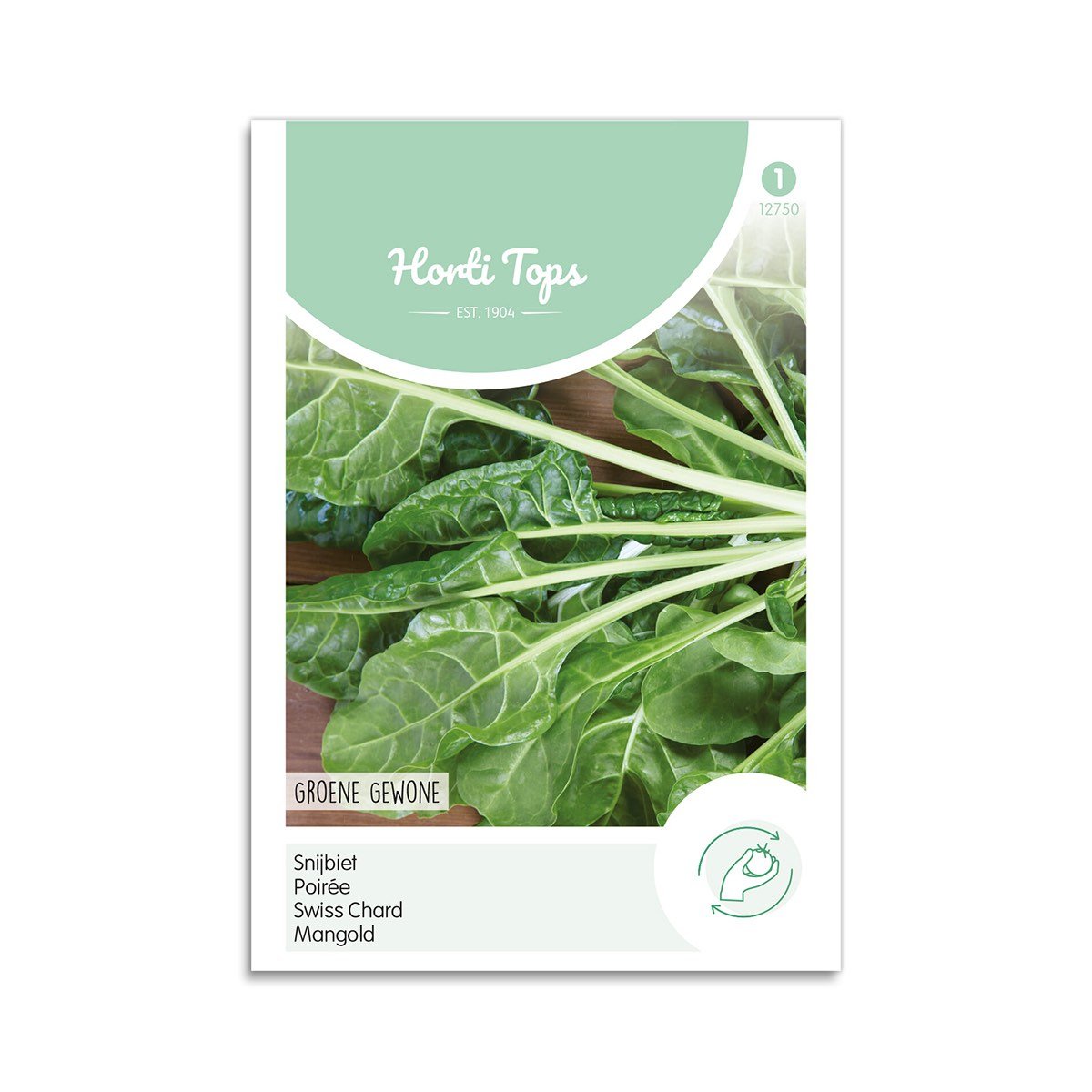 Horti Tops frø til grøn mangold Frøpose med frø til grøn mangold