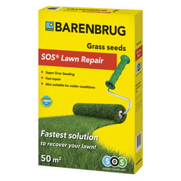 Barenbrug SOS græsfrø til reparation 50 m² Barenbrug SOS græsfrø til hurtig reparation af plæne