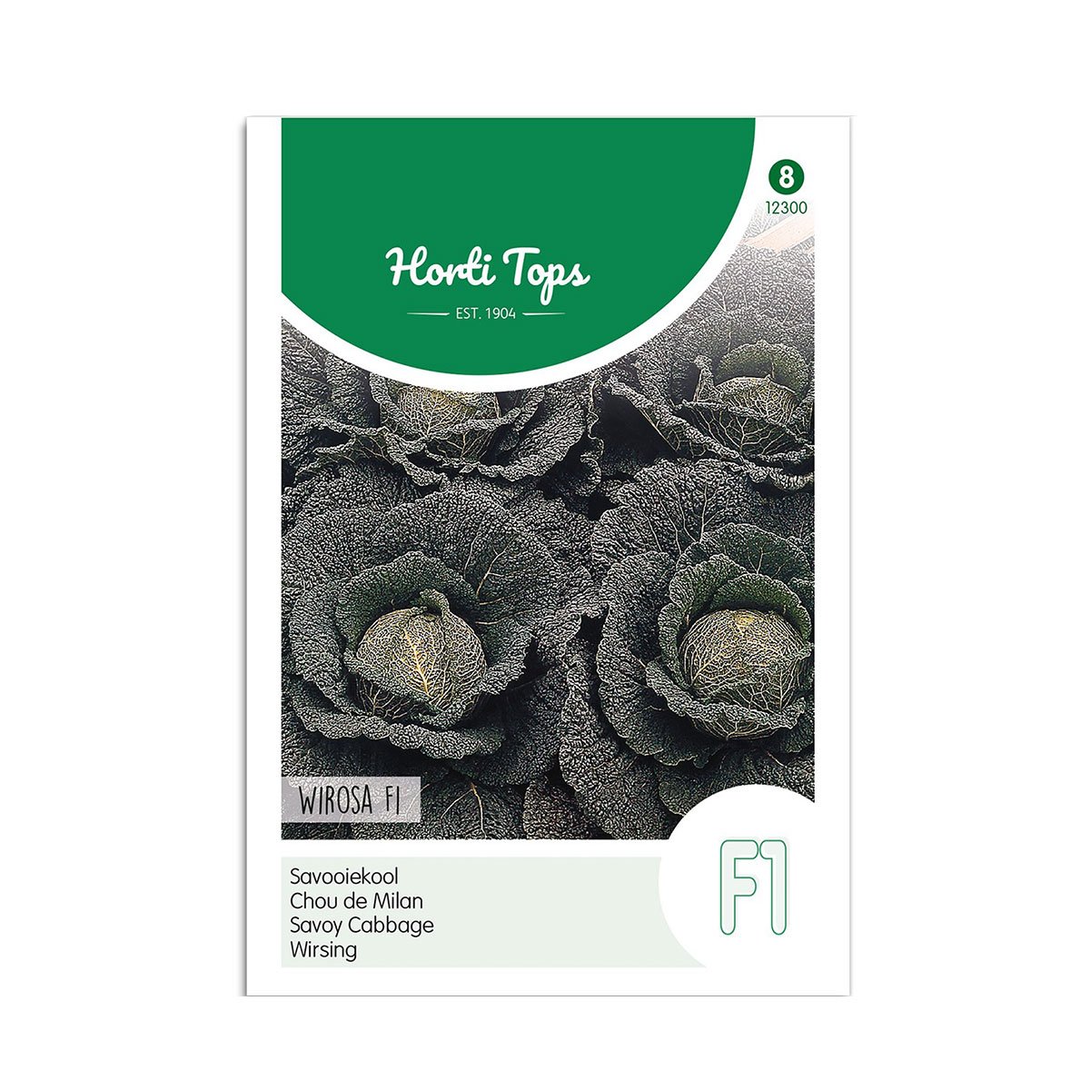 Savoykål frø Horti Tops WIROSA F1 Frøpose med WIROSA F1 savoykål fra Horti Tops