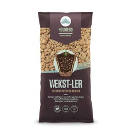 Holmebo vækst-ler til potter og krukker Pose med Holmebo vækst-ler til dræn i potter