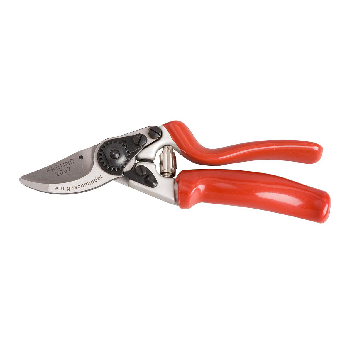 Billede af Freund Beskæresaks 2007 fra Freund Victoria; let smedet aluminiumsskrog, højkvalitets kulstofstål klinge og krog, roterende ergonomisk håndtag for reduceret belastning, indbygget trådskærer og riflet bolt
