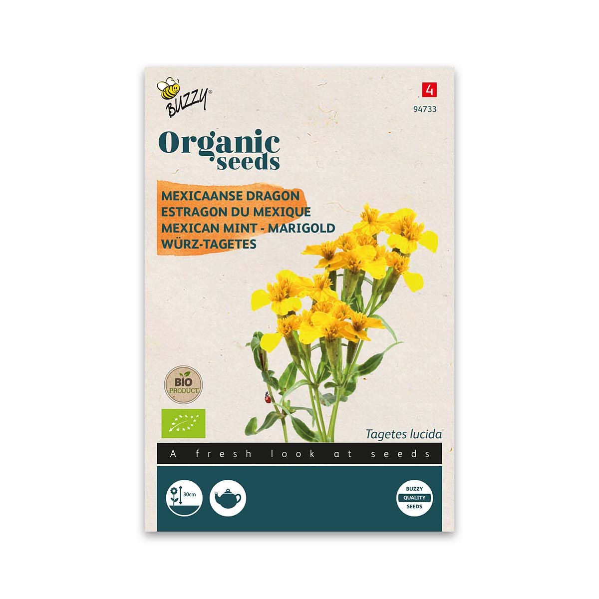 Økologisk Lakridstagetes frø "Marigold"