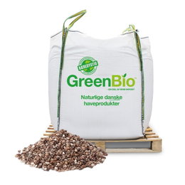 GreenBio natursten i bigbag på palle til haven