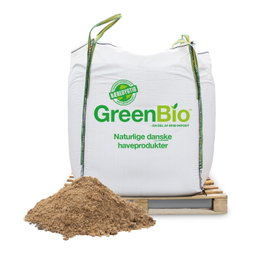 GreenBio bigbag med naturprodukt til haven GreenBio bigbag med naturprodukt på palle