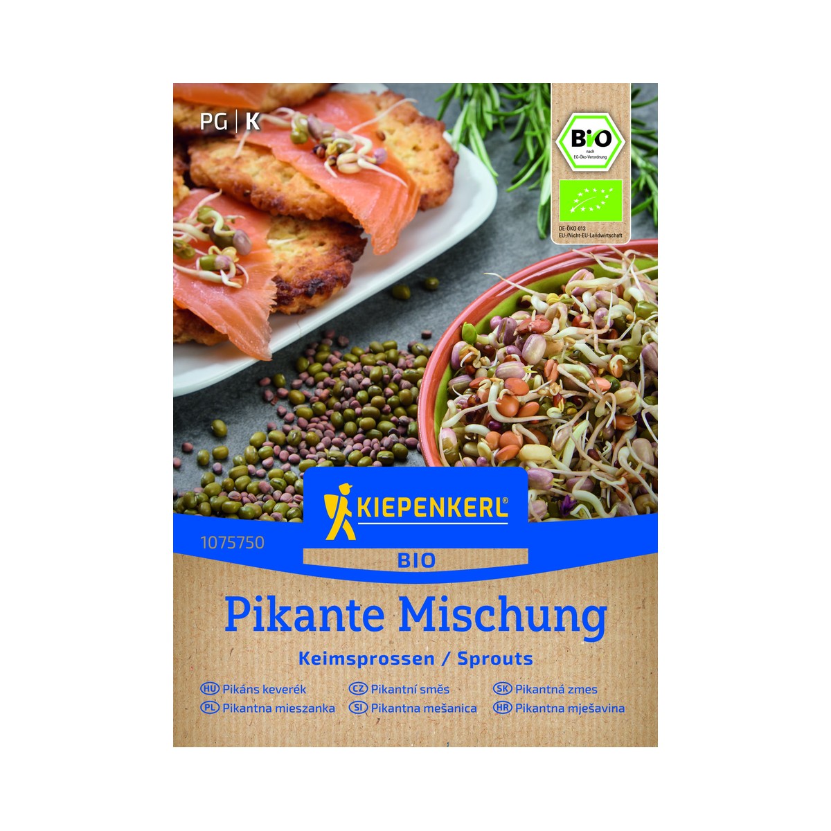 Økologiske Spirefrø Pikant Blanding - 30 g