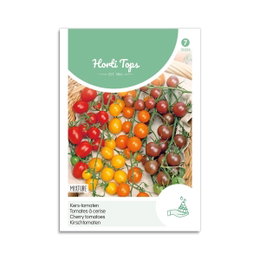 Horti Tops blanding af cherrytomater frø Frøpose med farverig blanding af cherrytomater