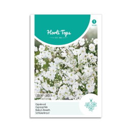 Gipsurt frø – hvide blomster, Horti Tops Pose med gipsurt frø med hvide blomster
