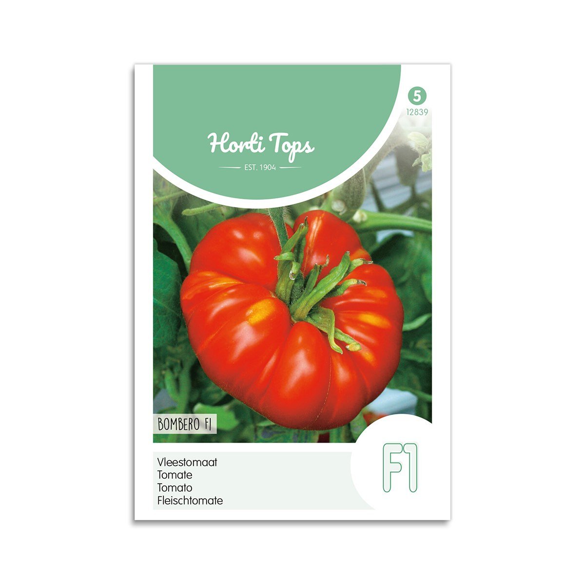 Horti Tops Bombero F1 bøftomatfrø Frøpose med Horti Tops Bombero F1 bøftomat