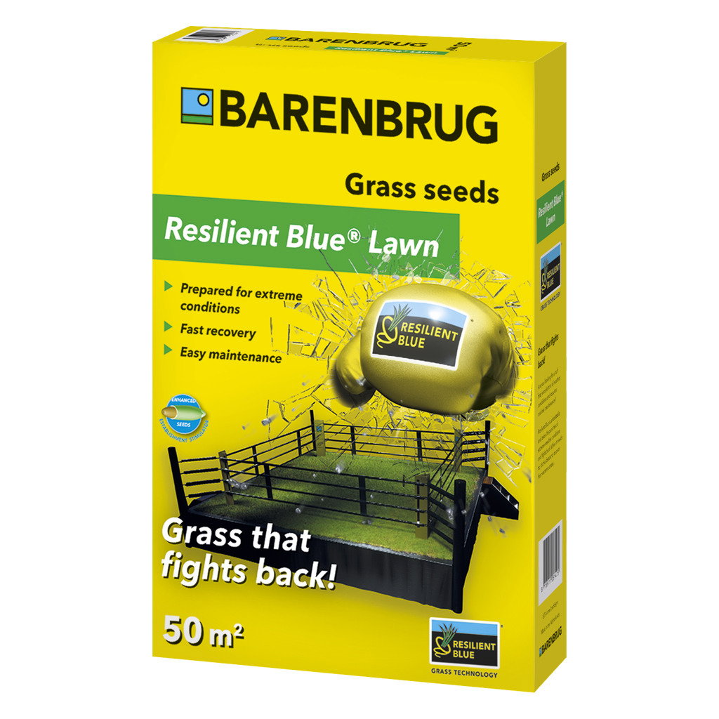 Barenbrug Resilient Blue græsfrø 50 m² Barenbrug Resilient Blue græsfrø til robust plæne 50 m²