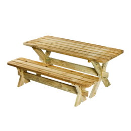 Hortus AUTHENTIC havebord 72 x 177 x 76 cm – trykimprægneret fyrretræ, FSC-certificeret AUTHENTIC havebord 72 x 177 x 76 cm fra Hortus i trykimprægneret fyrretræ med robuste krydsben og tværstiver, naturfarvet og vejrbestandigt, bæredygtigt FSC-certificeret træ