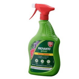 Provanto Insektsspray 1 liter flaske med sprøjtehåndtag fra Trim, klar-til-brug insektmiddel til bekæmpelse af bladlus, trips, mellus og skjoldlus på prydplanter, grøntsager og stueplanter