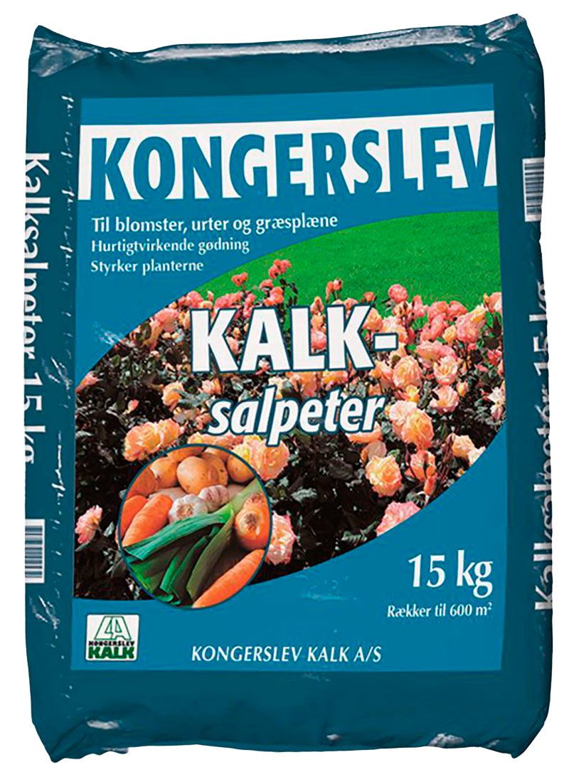 Kalksalpeter gødning 15 kg Kongerslev Kongerslev kalksalpeter gødning 15 kg til haven