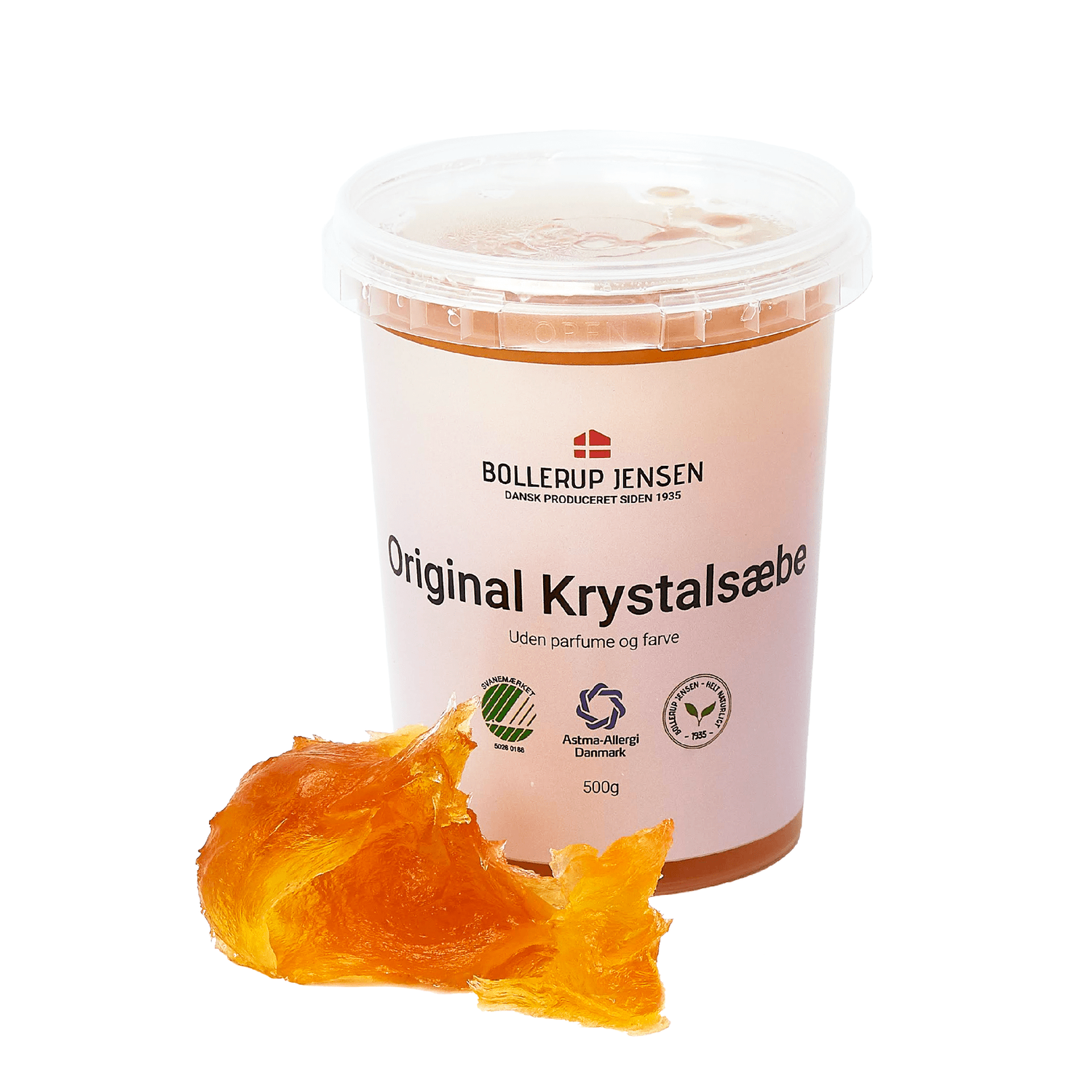 Original krystalsæbe uden parfume og farve 500 g