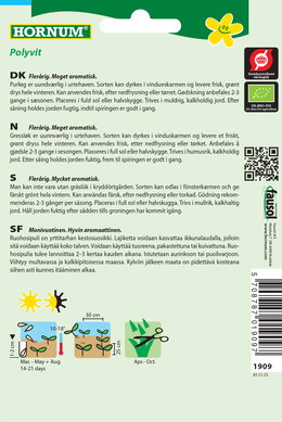 Hornum Polyvit flerårig purløg frøpose Hornum Polyvit flerårig purløg frø til køkkenhave