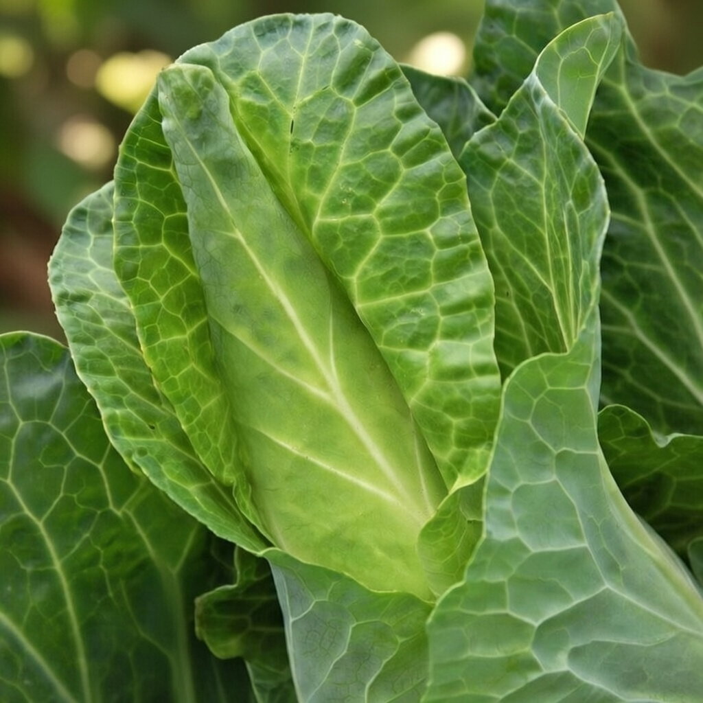 Økologisk spidskål 'Filderkraut' frø – tæt, kegleformet grønt kålhovede med sprøde blade, mild og let sød smag, velegnet til salat, wok og hjemmelavet surkål. Buzzy Organic