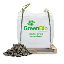 GreenBio bigbag med granitskærver på palle