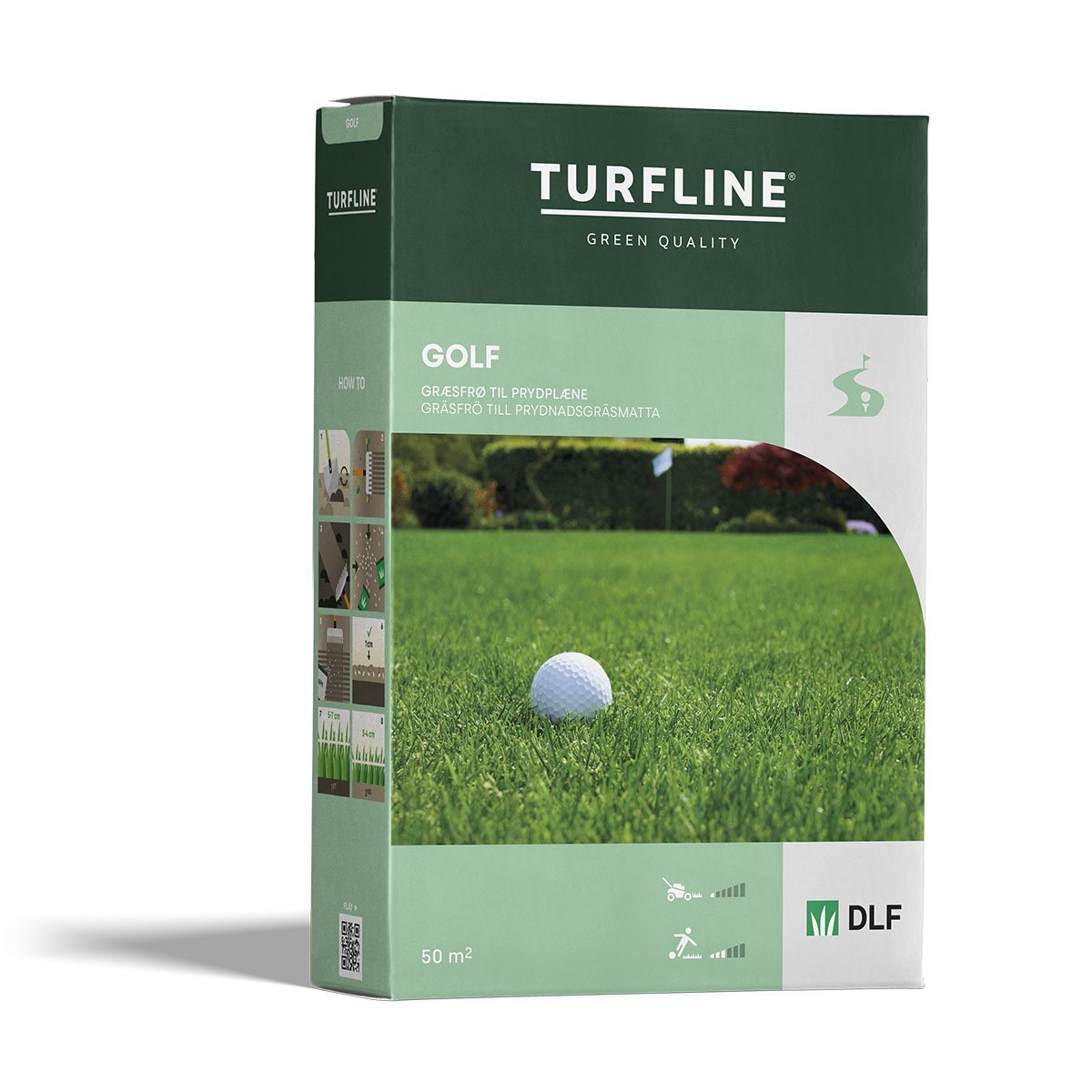 Turfline Golf græsfrø til tæt, grøn plæne