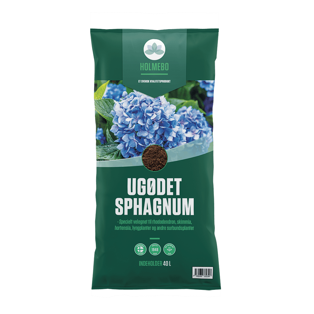Holmebo ugødet sphagnum 40 liter til hortensia og rhododendr