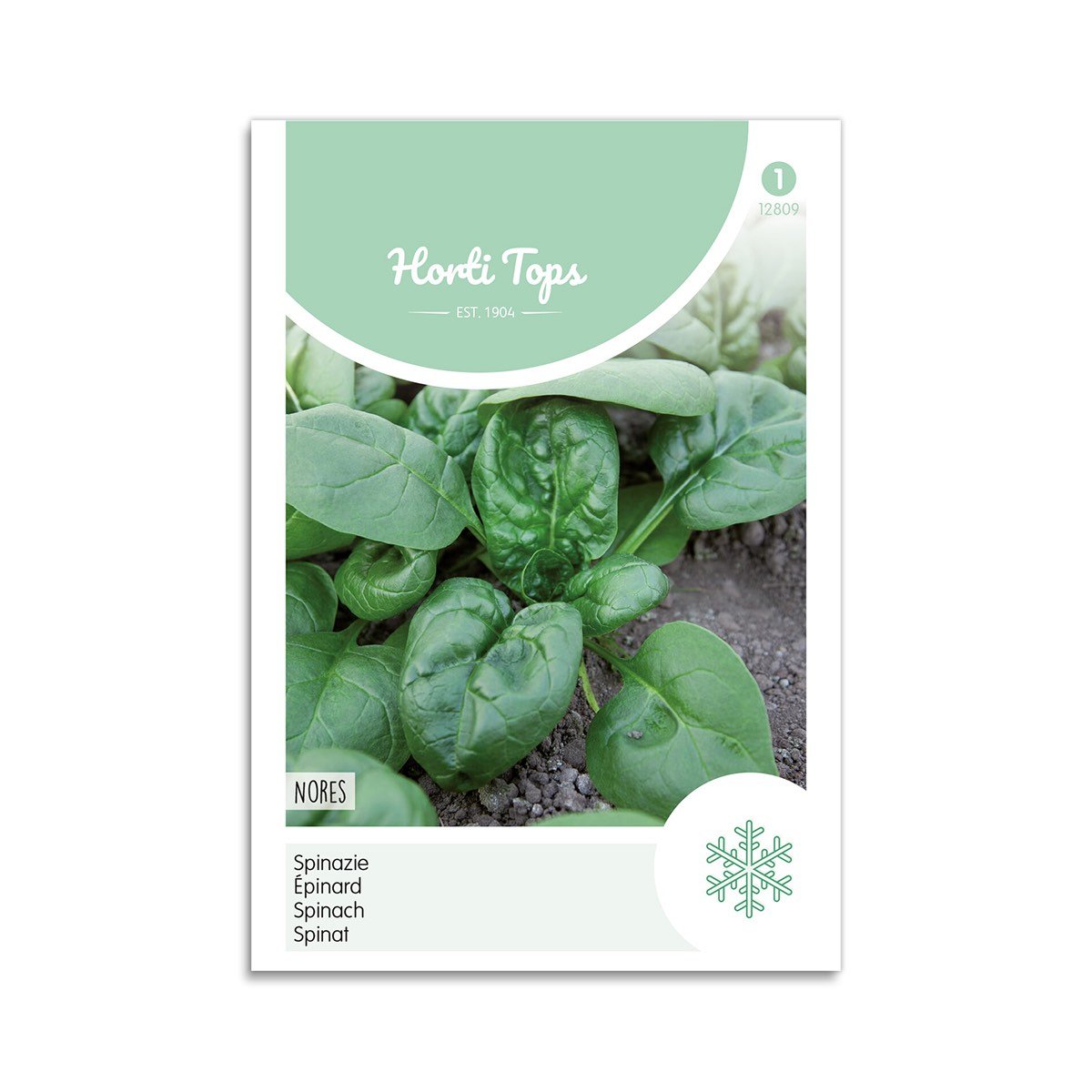 Horti Tops spinatfrø til køkkenhaven Frøpose med Horti Tops spinat til dyrkning