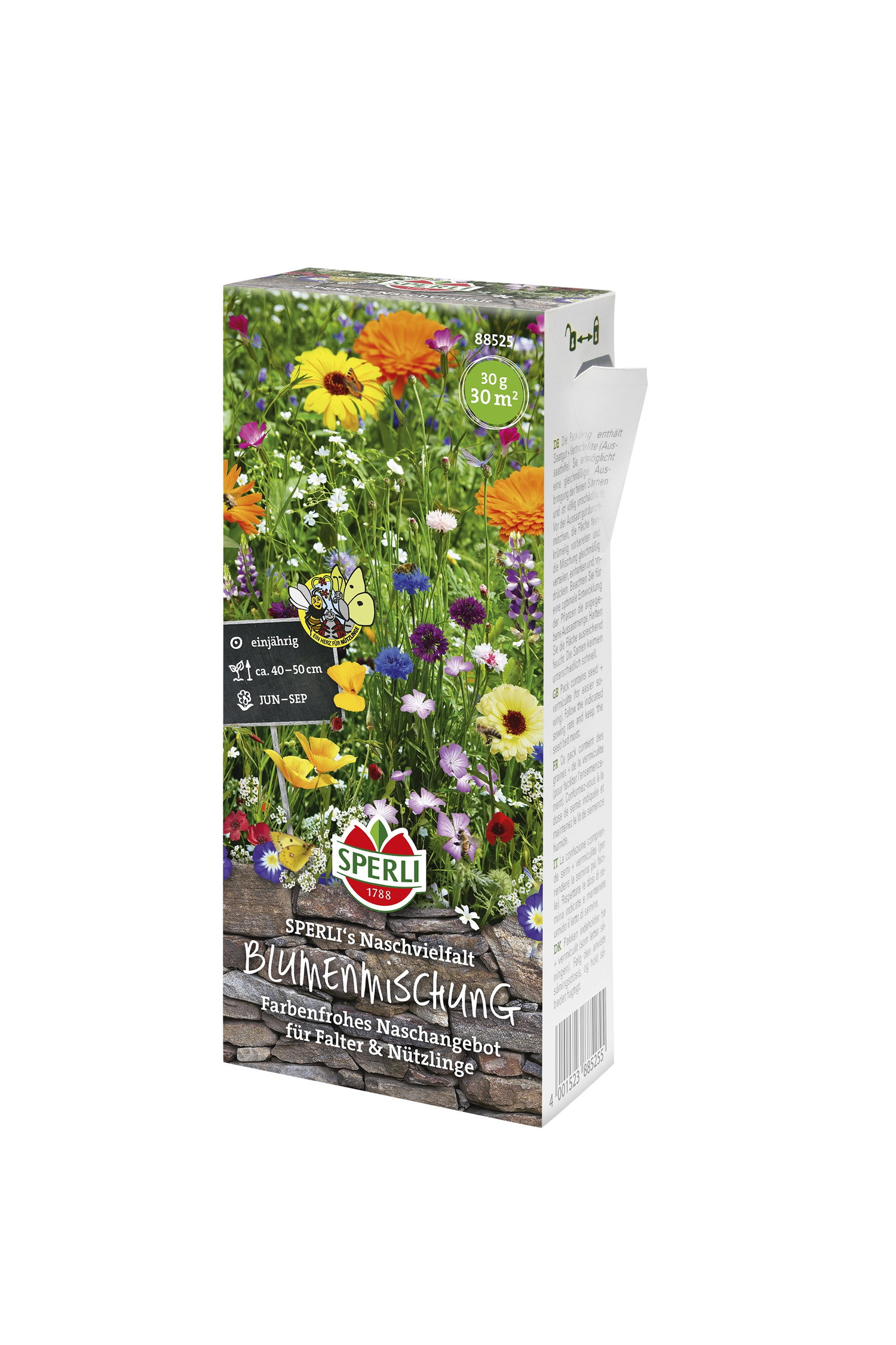 Sperli blomsterblanding til sommerfugle, 30 m² Sperli etårig blomsterblanding frø til vilde bier