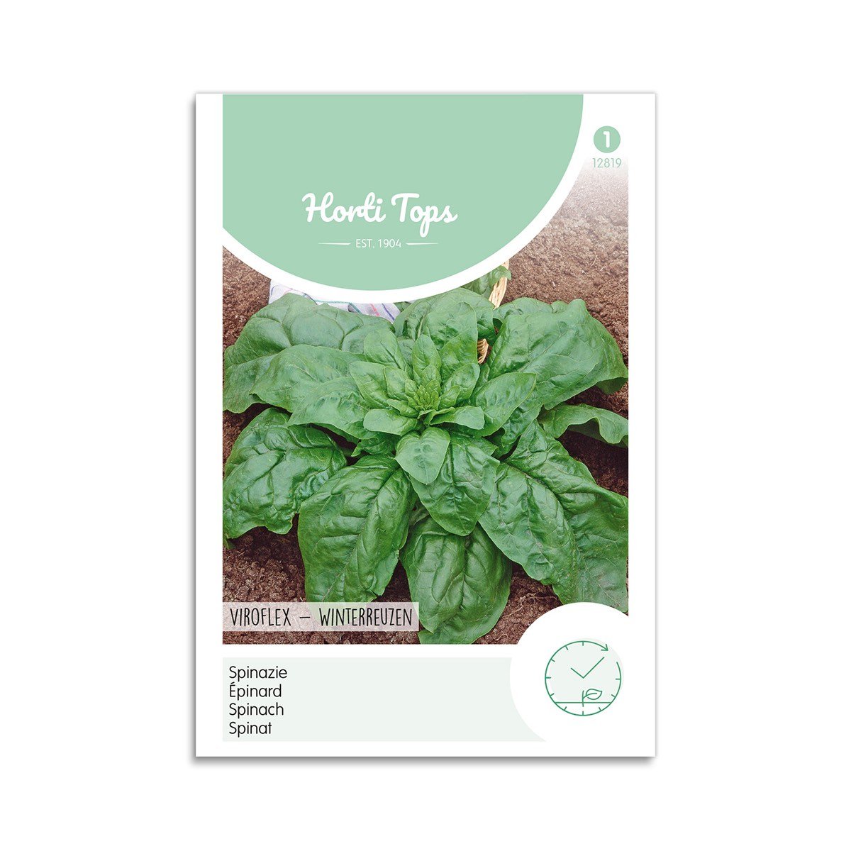 Horti Tops spinatfrø Viroflex vinter Frøpose med Horti Tops Viroflex spinat