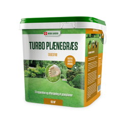 Turbo plænegræs frø til reparation 60 m² Spand med Turbo plænegræs frø til reparation af græsplæne